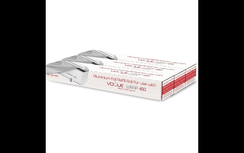 Rouleaux de papier aluminium pour distributeur Wrap450 Vogue