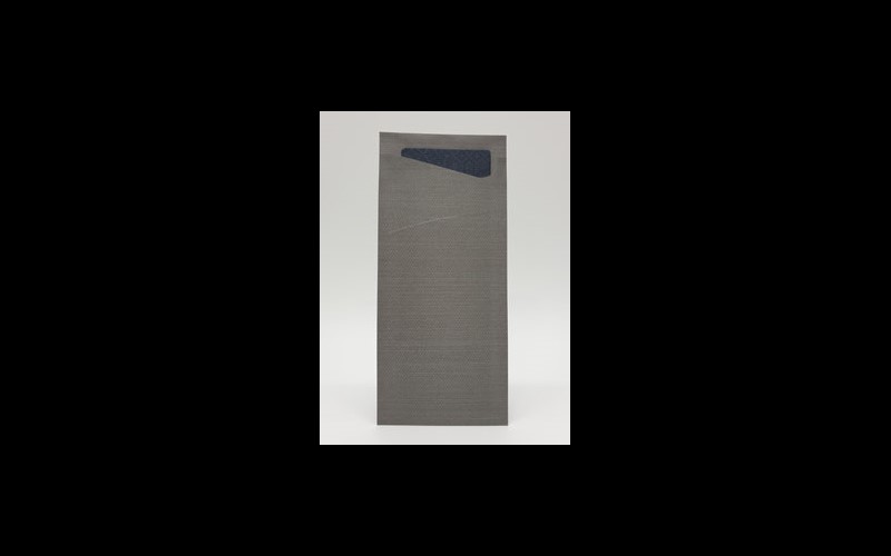 Pochettes grey granite à couverts 8,5x19cm 500PCS