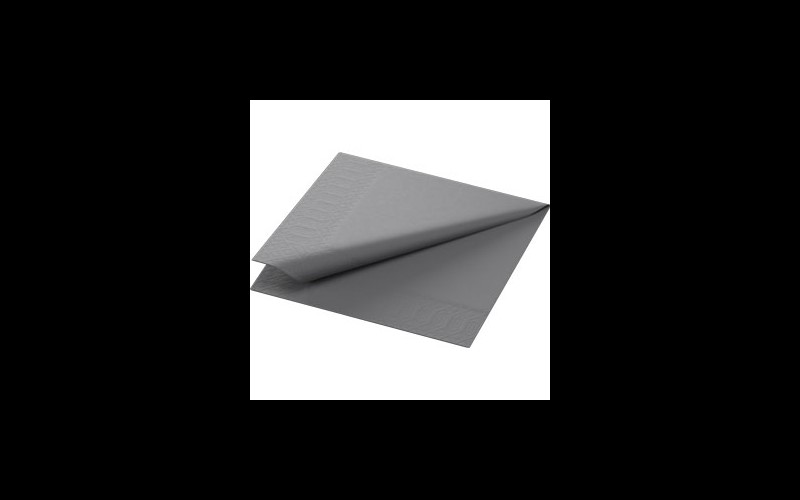 Serviettes granite grey 24x24cm 2 plis 2400PCS