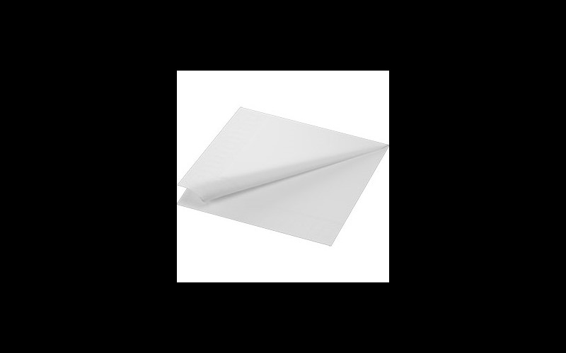 Serviettes blanches 40x40cm 3 plis 1000PCS