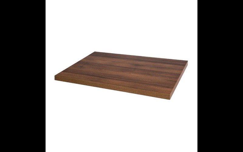 Plateau de table rectangulaire pré-percé Bolero chêne rustique 700mm