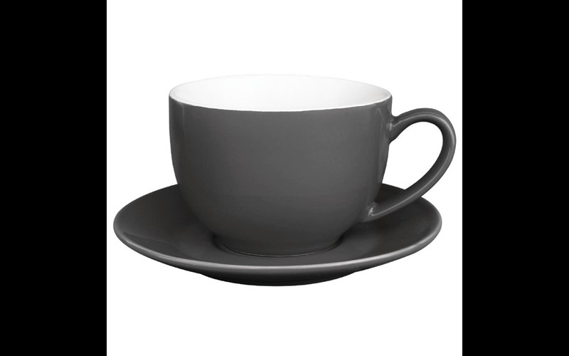 Tasse cappuccino Olympia grise 340ml