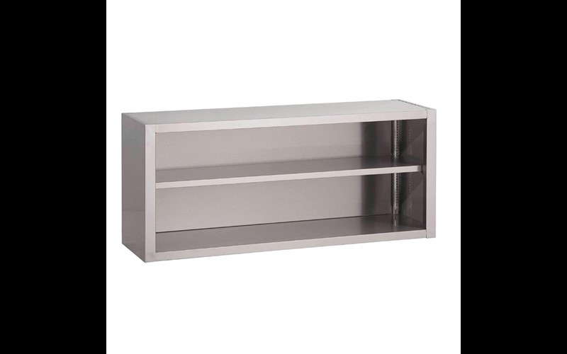Placard ouvert mural inox Gastro M 1400 x 400 x 600mm