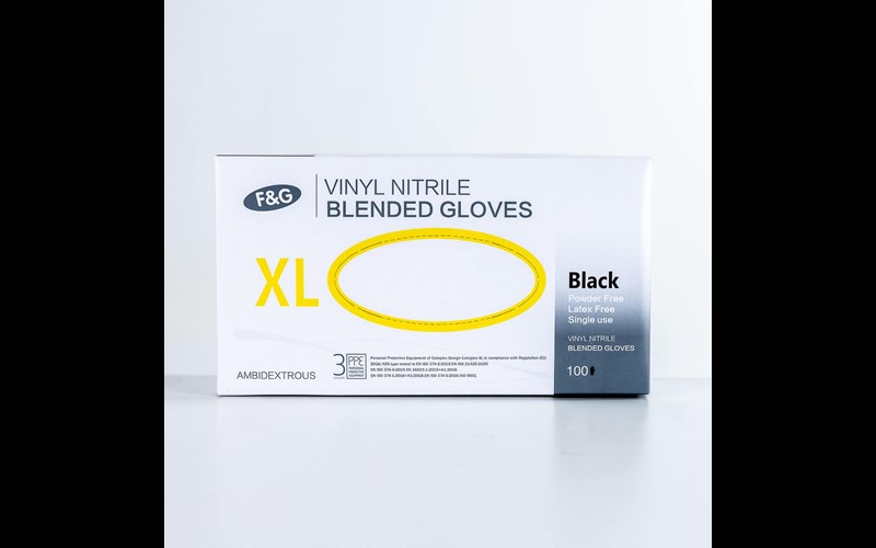 Gant Vi Nitrile Noir XL 10 X 100PCS