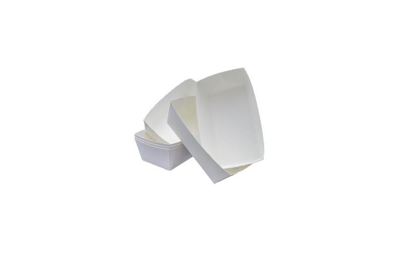 Ravier carton blanc F7/90 155x90x45mm250PCS