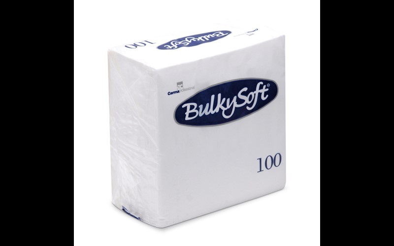 Serviette BulkySoft® napkins white 3 ply 40x40 10x100Pcs 32100