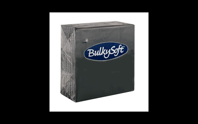 Serviette BulkySoft® rainbow napkins 33x33 2 ply black 20x100pcs 32400