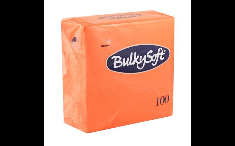 Serviette BulkySoft® napkins rainbow 2 ply 24x24 orange 100x20 32458