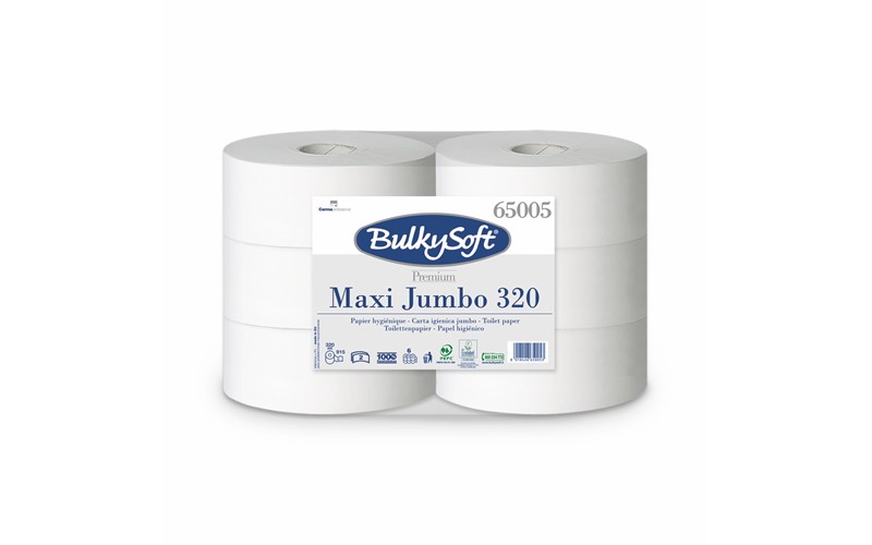 Papier WC Jumbo Bulky Soft 2 plis 6RLX 65005