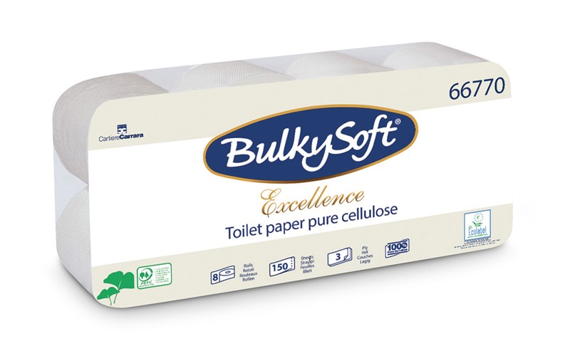 Papier WC ménage Bulky Soft 3 plis 150 coupons 96RLX 66770