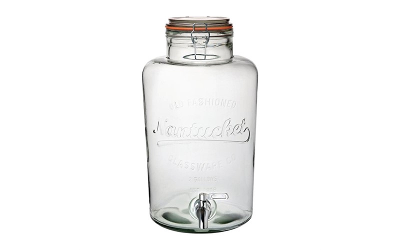 Distributeur de boissons en verre transparent Utopia 8.5 L