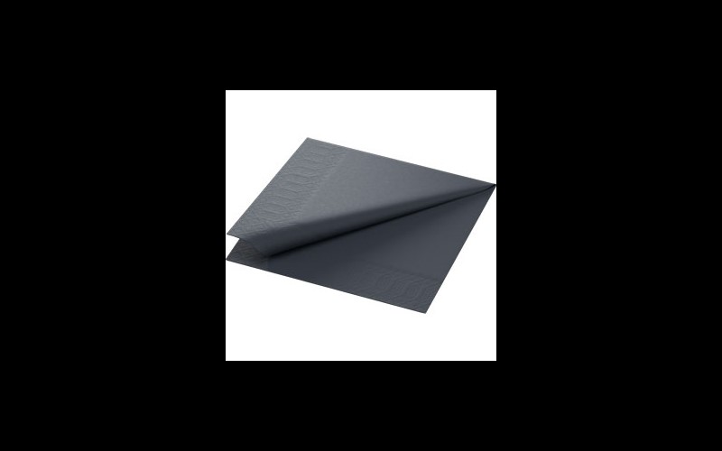 Serviettes noires 33x33cm 2 plis  2000PCS