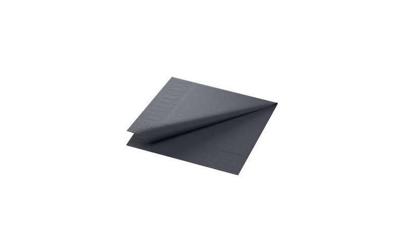 Serviettes noires 33x33cm 2 plis  2000PCS