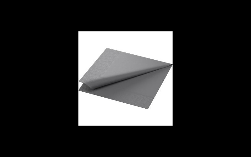 Serviettes granite grey 33x33cm 2 plis  2000PCS