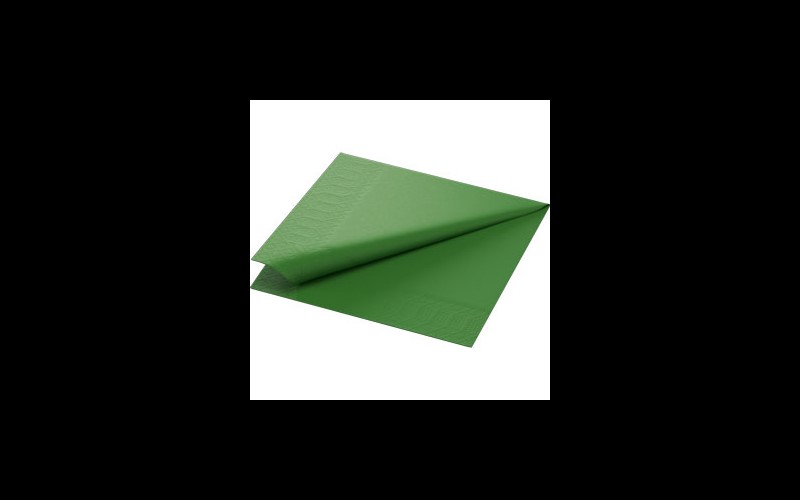 Serviettes leaf green 33x33cm 2 plis 2000PCS