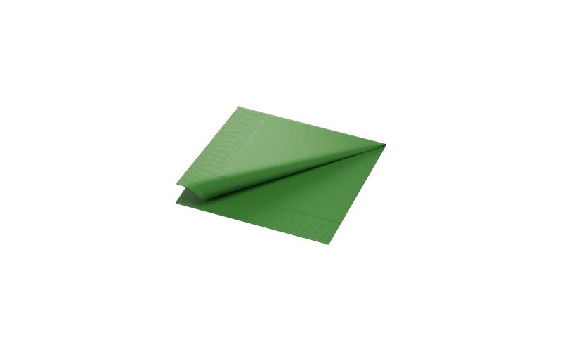 Serviettes leaf green 40x40cm 3 plis 1000PCS