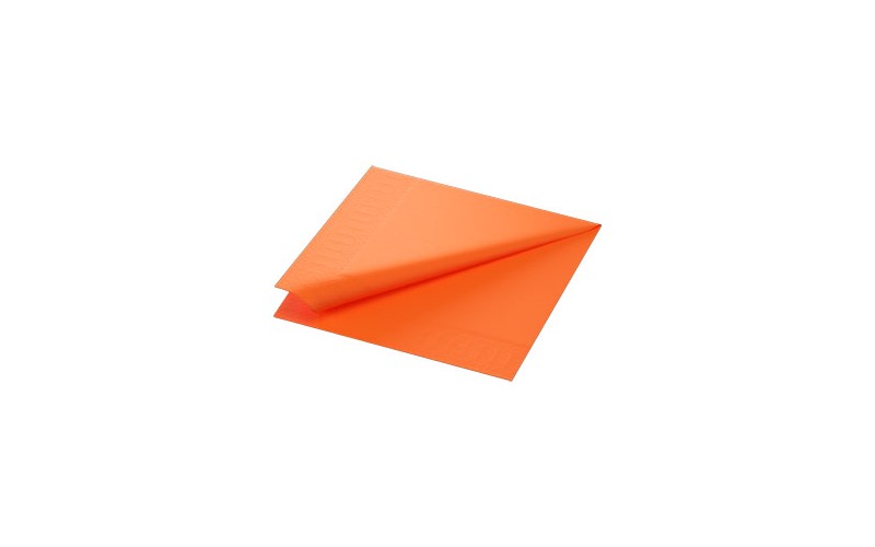 Serviettes sun orange 40x40cm 2 plis 1250PCS