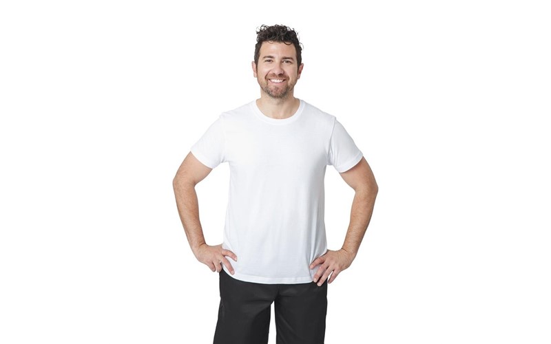 T-Shirt mixte blanc L