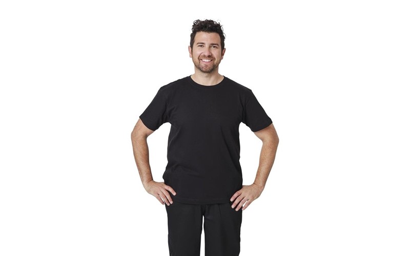T-Shirt mixte noir L
