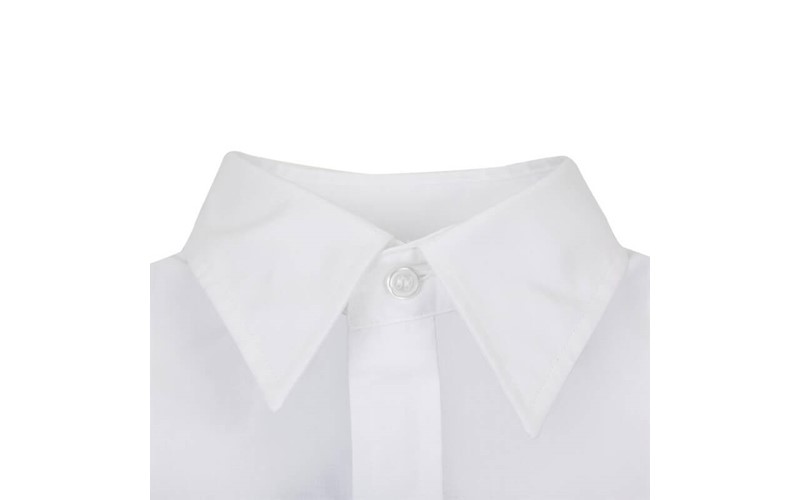 Chemise mixte Uniform Works manches longues blanche XL