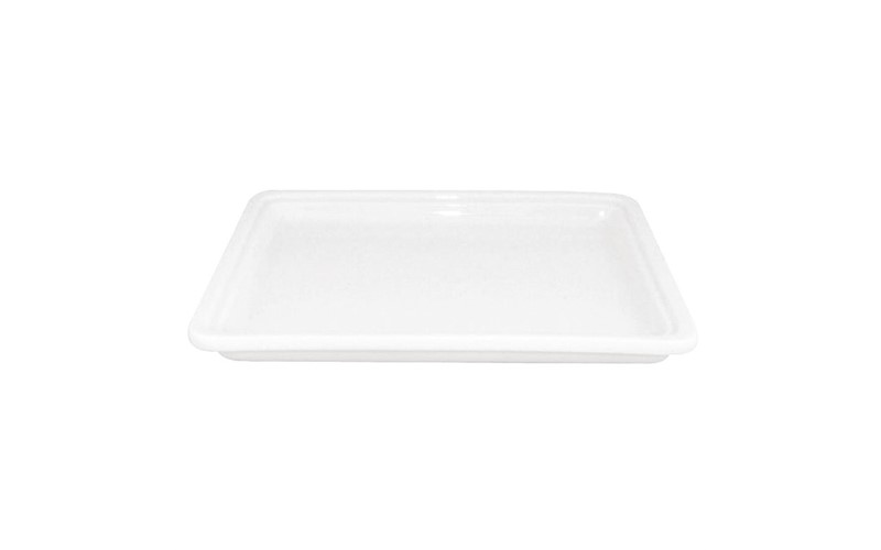 Plat blanc GN 1/2 Olympia Whiteware 30mm