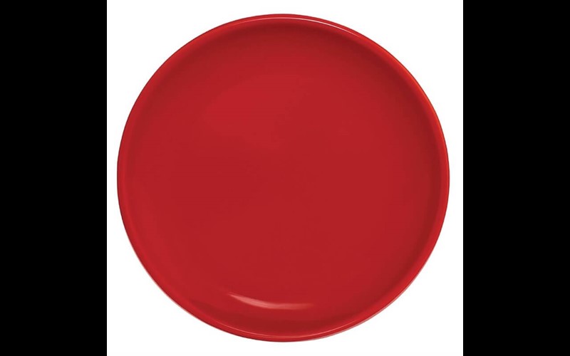 Assiette plate rouge Olympia Café 205mm (Lot de 12)