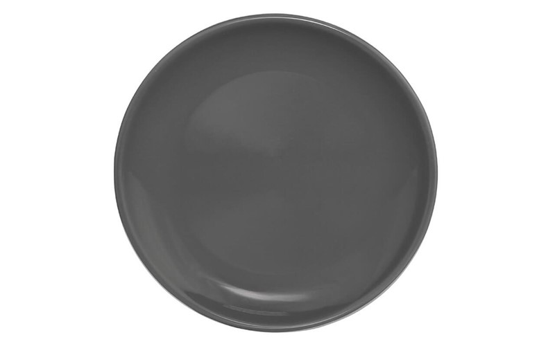 Assiette plate grise Olympia Café 205mm (Lot de 12)