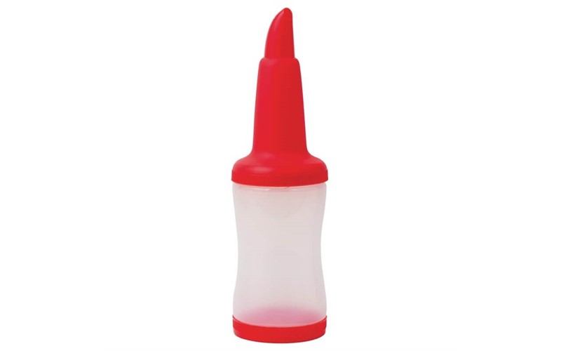 Bouteille verseuse rouge