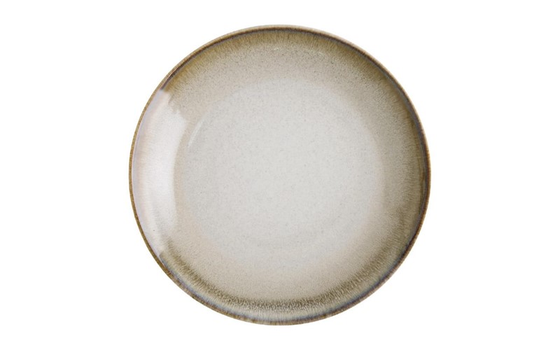 Assiettes plates sable Birch Olympia 27 cm (x6)