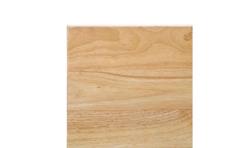 Plateau de table rectangulaire pré-percé coloris bois naturel Bolero 700 x 1100mm