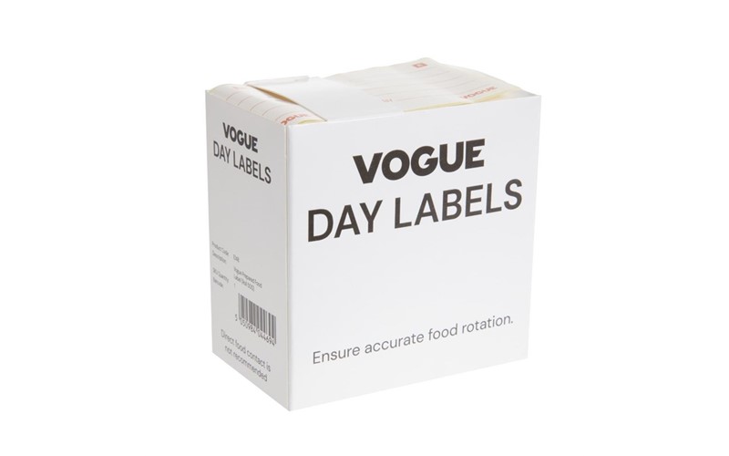 Etiquettes pour produits préparés Vogue (Lot de 500)