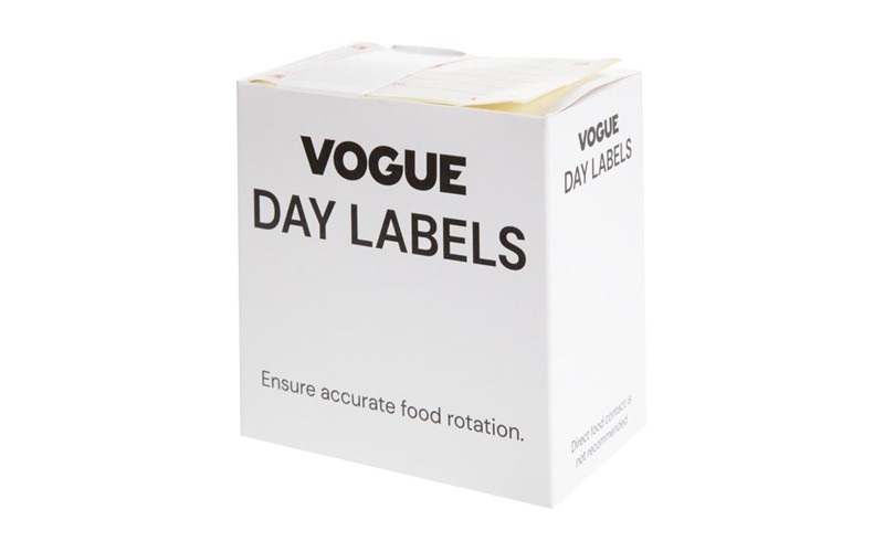 Etiquettes pour produits préparés Vogue (Lot de 500)