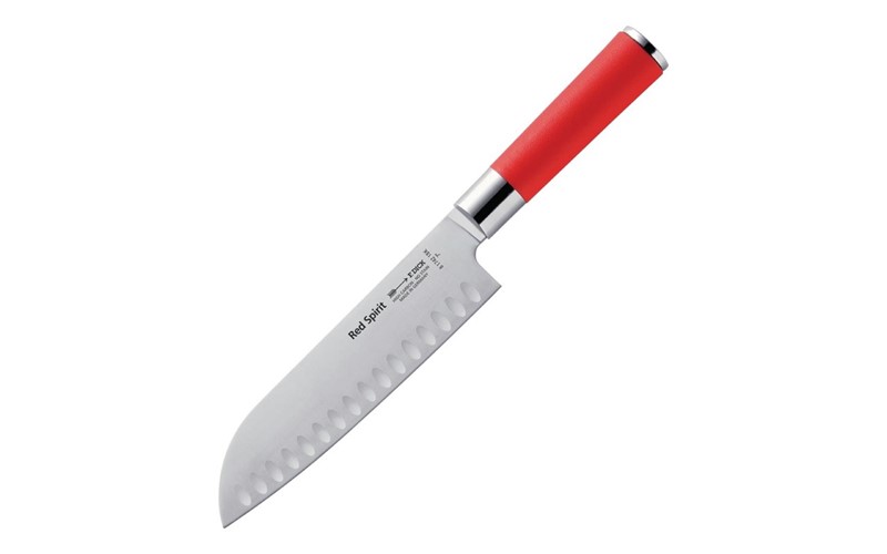 Couteau Santoku alvéolé Dick Red Spirit 180mm