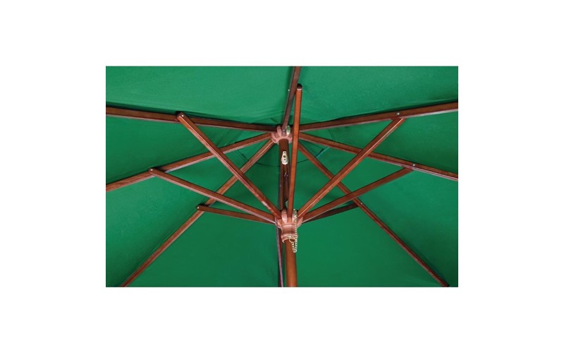 Parasol carré Bolero 2,5m vert