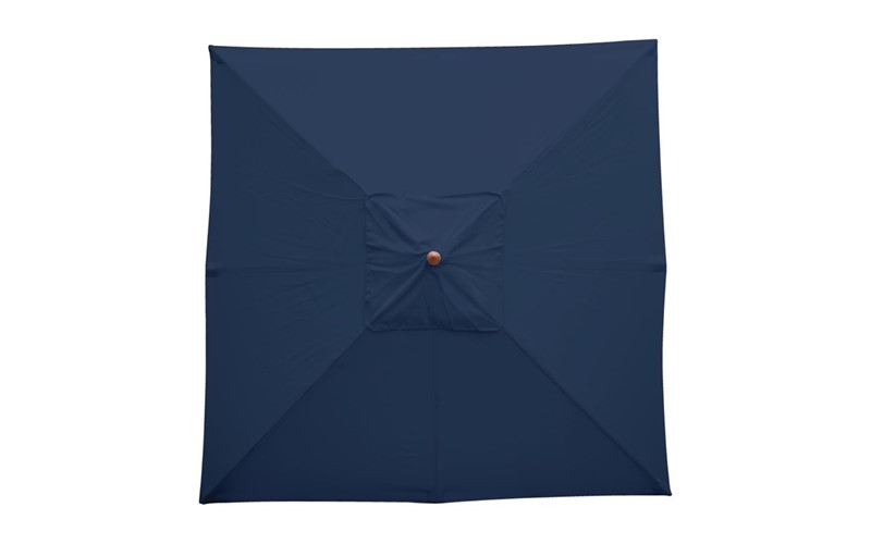 Parasol carré Bolero 2,5m bleu marine