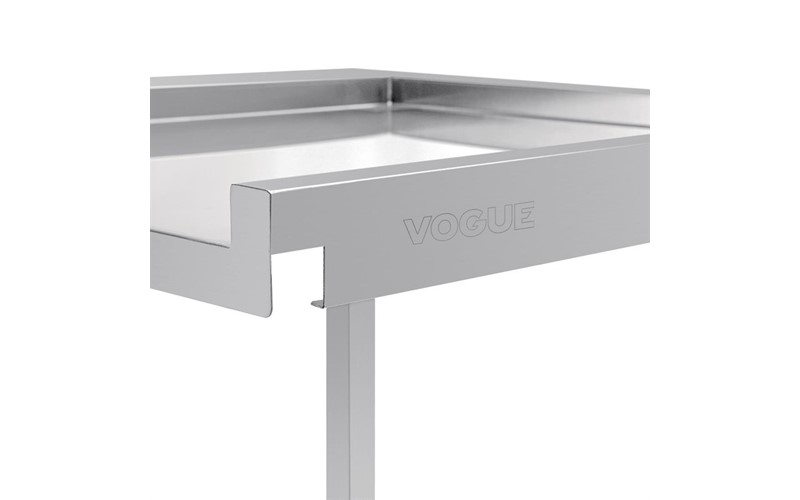 Table de sortie gauche pour lave-vaisselle à capot Vogue 600mm