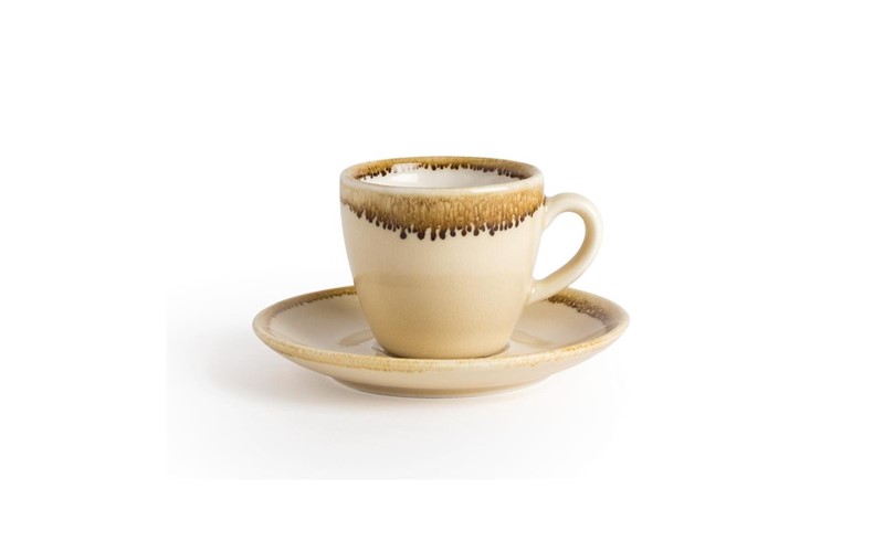 Tasse à espresso couleur sable Olympia Kiln 85ml