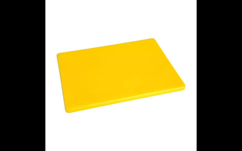 Planche à découper standard basse densité Hygiplas jaune
