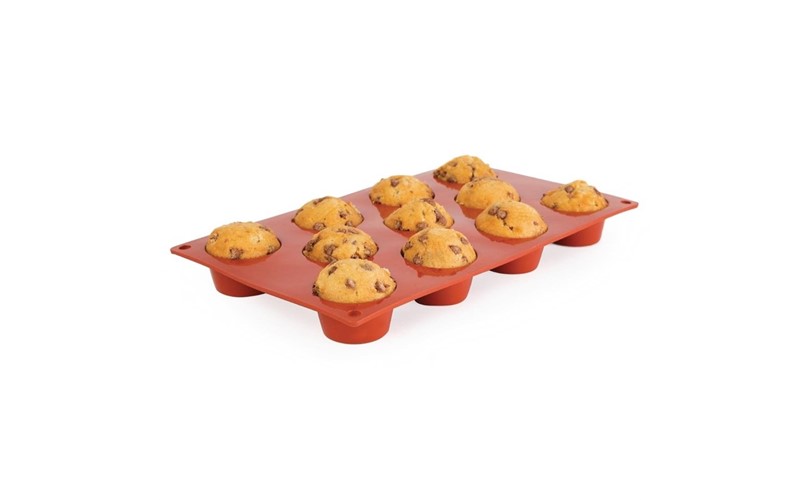Plaque 11 mini-muffins en silicone Pavoni Formaflex