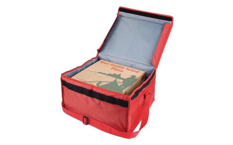Grand sac de livraison pizza isotherme en nylon Vogue