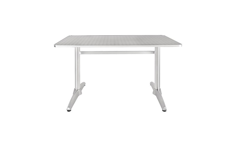 Table rectangulaire à deux pieds Bolero 600mm