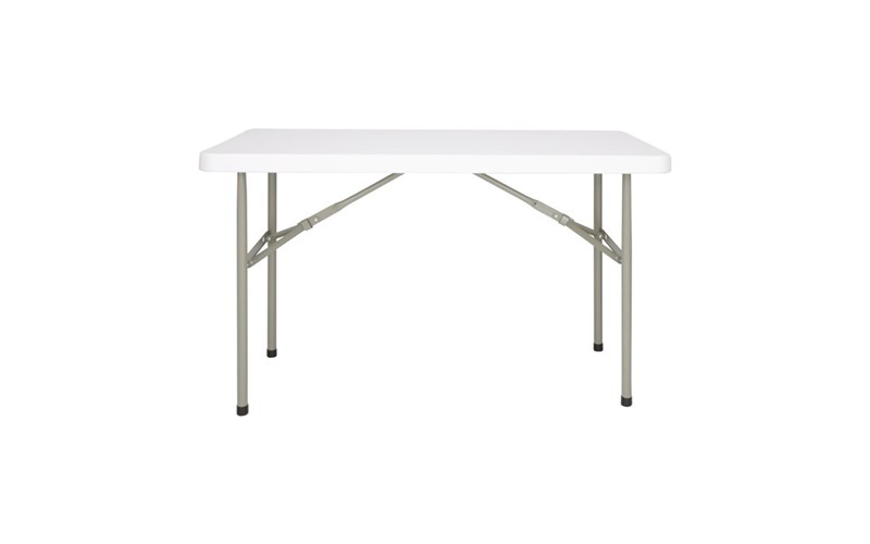 Table rectangulaire pliante Bolero 1220mm