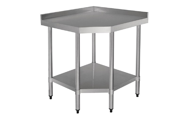 Table d'angle inox Vogue 700mm
