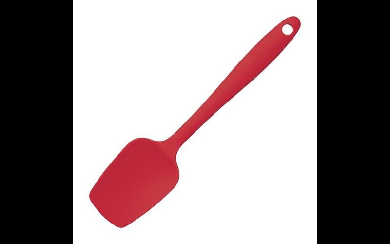 Mini spatule et cuillère rouge en silicone 200mm
