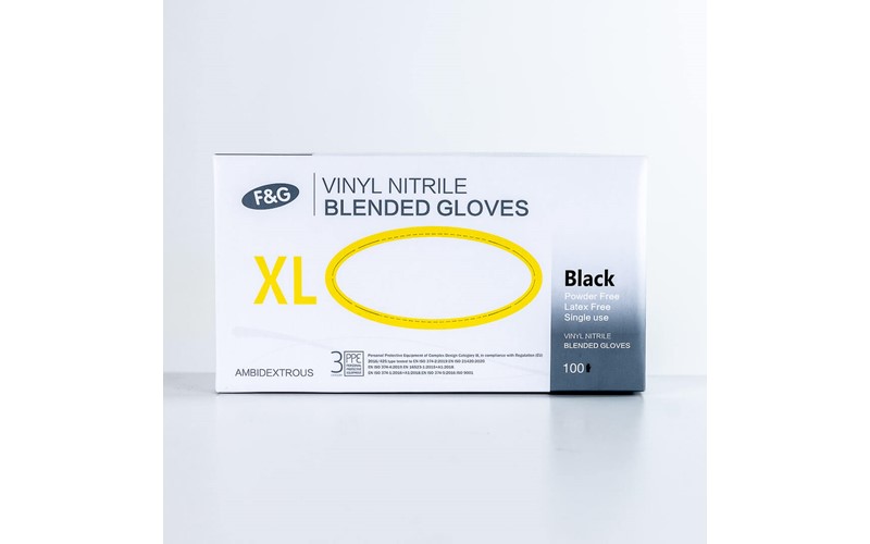 Gant Vi Nitrile Noir XL 10 X 100PCS