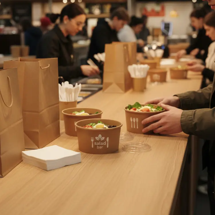 Bol kraft personnalisé - vue 3