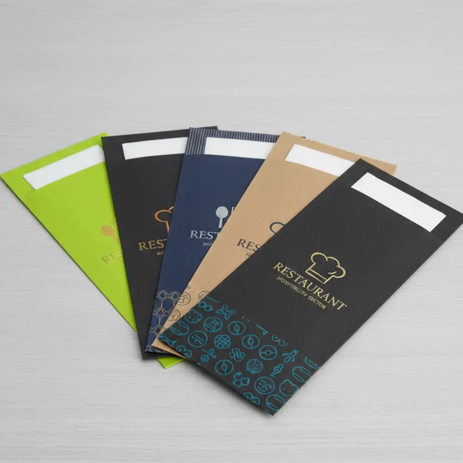 Pochettes à couvert personnalisé - vue 2