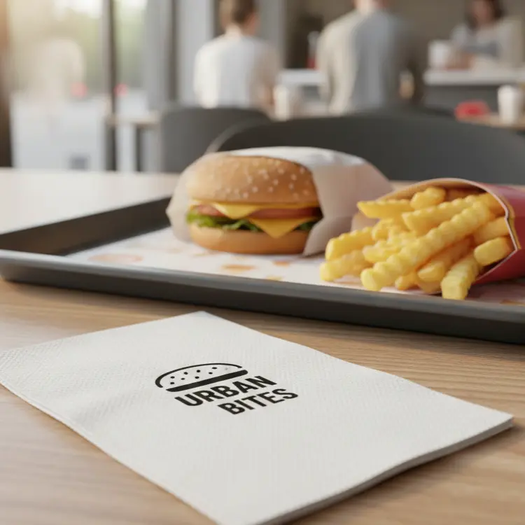 Serviettes ouate  personnalisé - vue 3