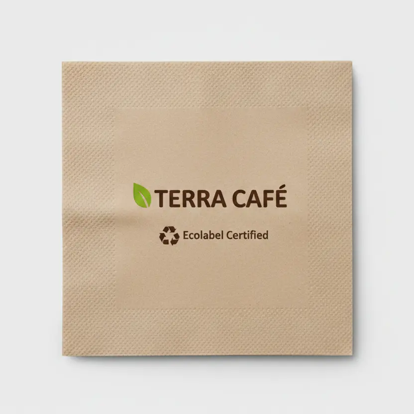 Serviettes ecolabel personnalisé