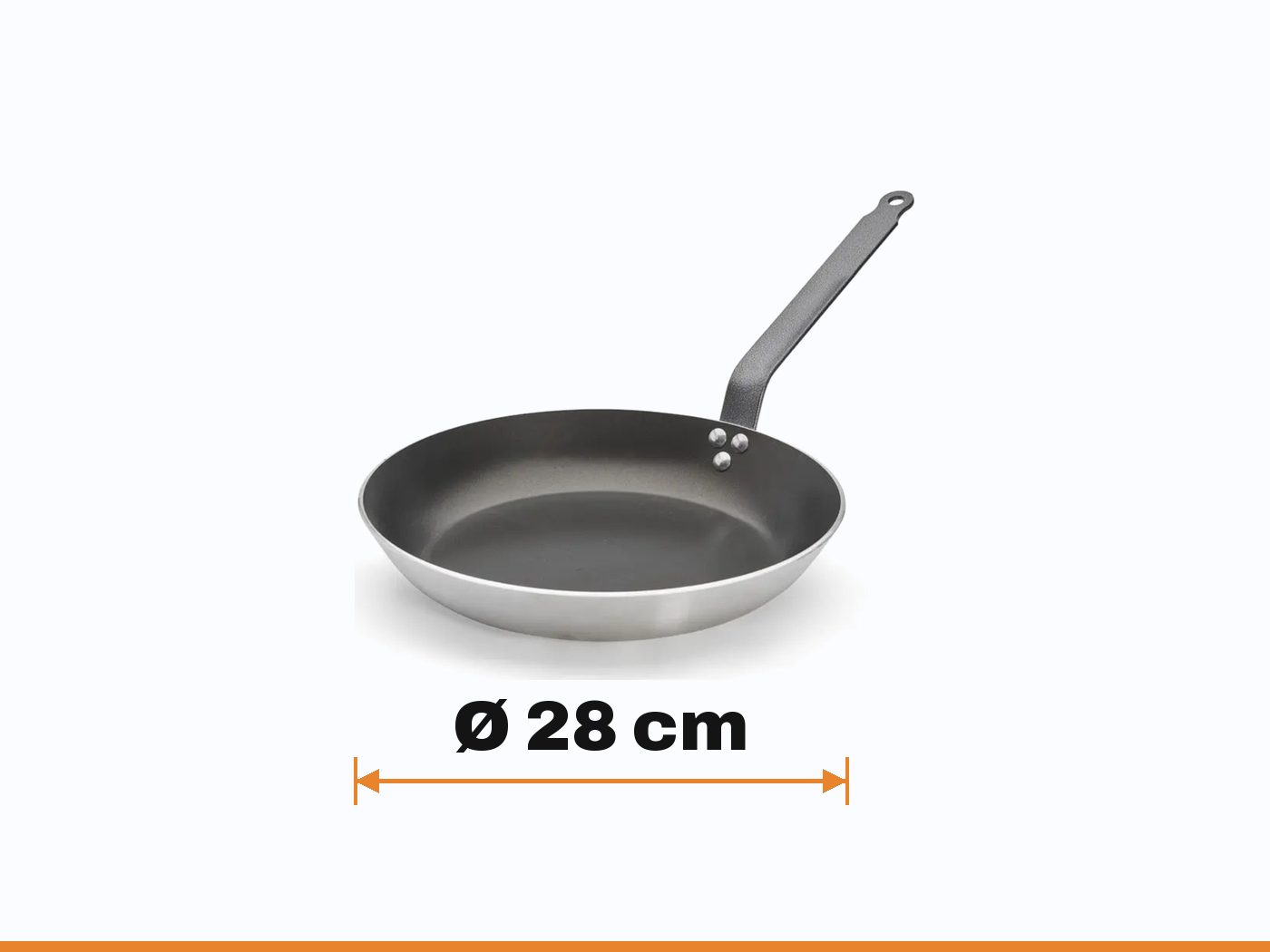 Dimensions de la poêle ronde choc access : Ø 28 cm